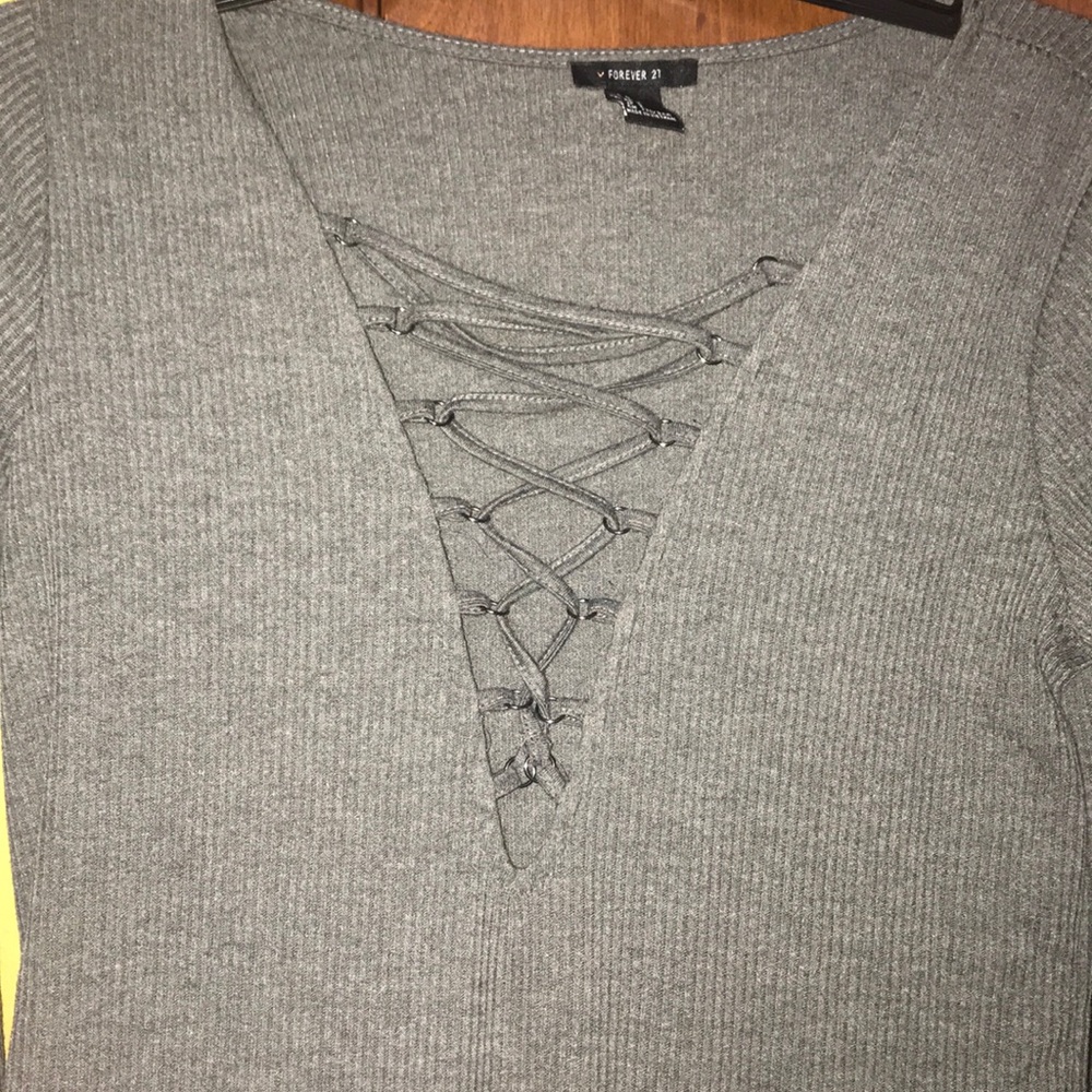 Forever 21 Lace up Dress